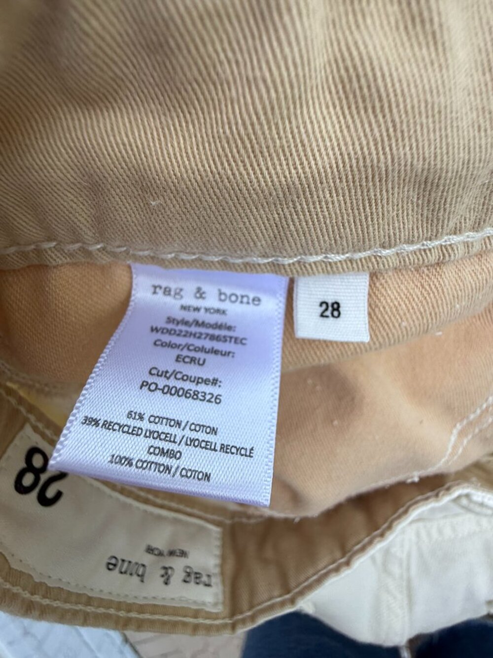 Rag & Bone Logan Wide Leg Jeans Size 28 - Picture 10 of 10